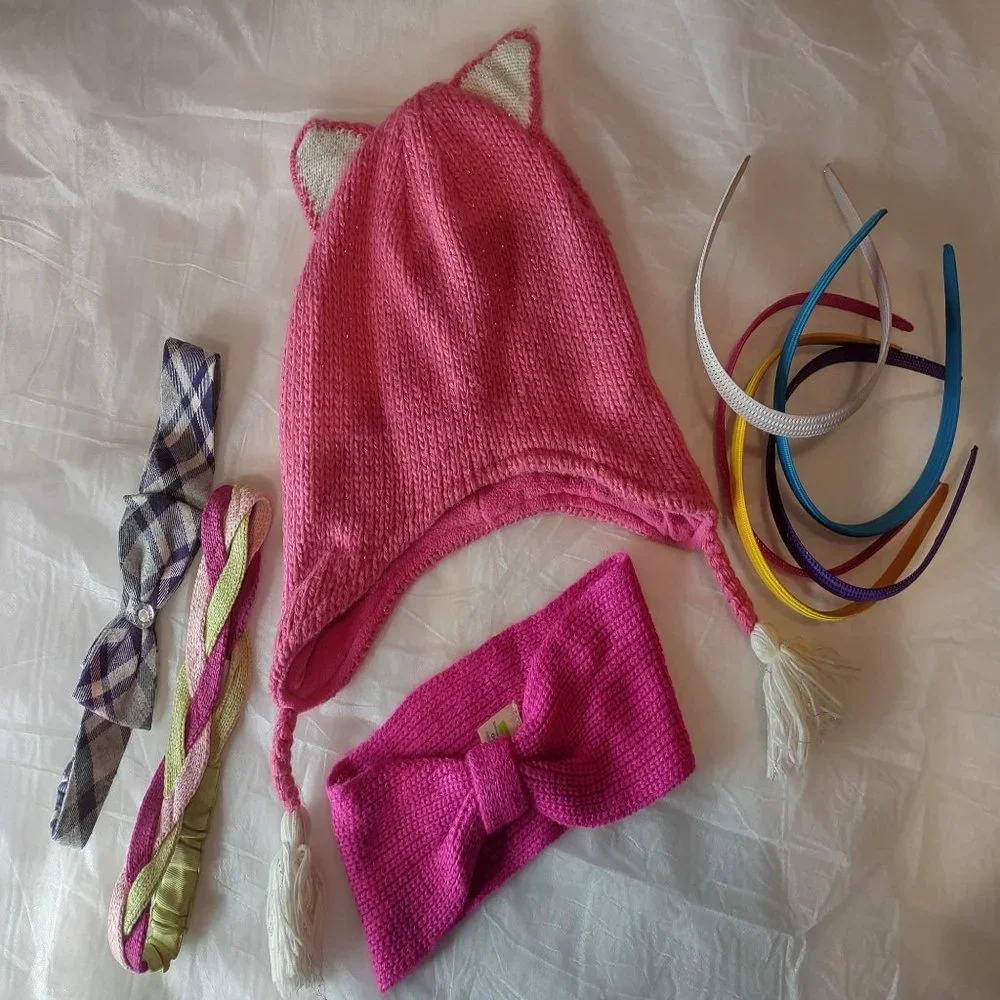 Bundle/lot of girl's hair accessories Gymboree Crazy 8 Childrens Place - Picture 1 of 11